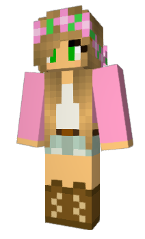 Minecraft skin HelloKittyAC