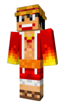 Minecraft скін по ніку luffy1000000