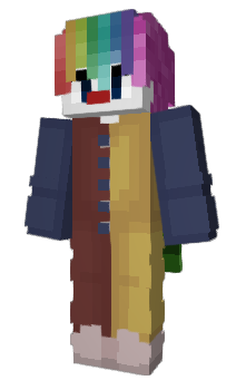 Minecraft skin ClownW