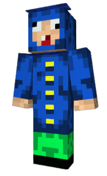Minecraft скин по нику WooBI