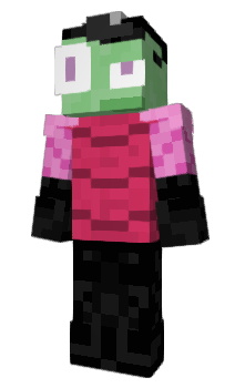 Minecraft skin ZimtheInvader