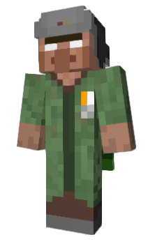 Minecraft скін по ніку villagerBrine