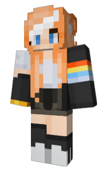 Minecraft скін по ніку SkyWolfGirl3422