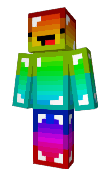 Minecraft скин по нику rainbowGC