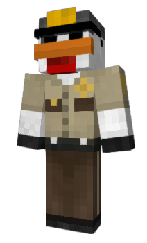 Minecraft skin copperchicken