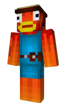 Minecraft skin Aquafine
