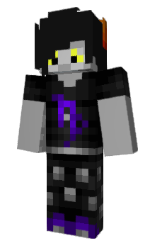 Minecraft skin PurpleClown
