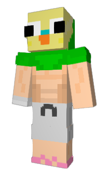 Minecraft skin popug