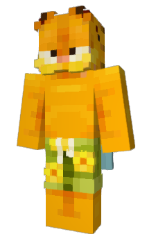 Minecraft скин по нику Garfieeld_