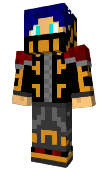 Minecraft skin V_Blue