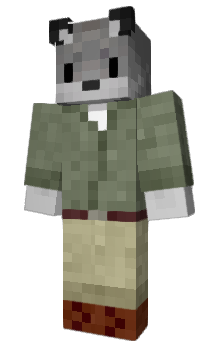 Minecraft skin Wolfvet