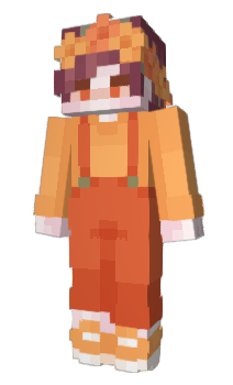 Minecraft skin redNyellow