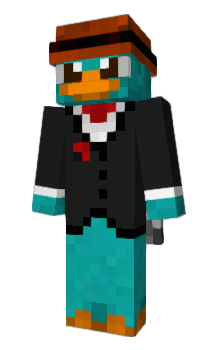 Minecraft скин по нику PerryThePlatapus