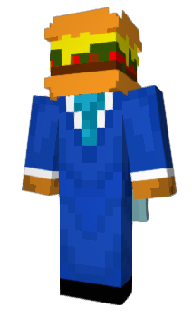 Minecraft скин по нику BurgerDad