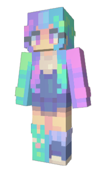 Minecraft skin Rainbowbri