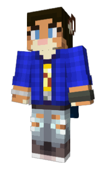 Minecraft скін по ніку Bluewarrior31
