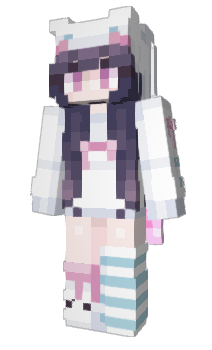 Minecraft skin Halelush