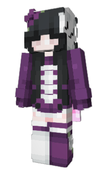 Minecraft skin Halelush