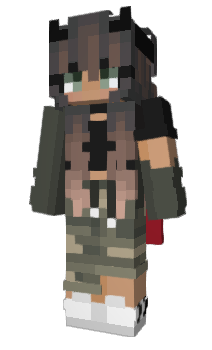 Minecraft скин по нику WarriorGirlToo