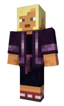 Minecraft skin PurpleCreeper