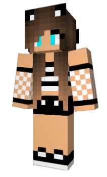 Minecraft скин по нику Girl_Gamer08