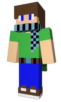 Minecraft skin AquaBlueIce