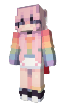 Minecraft skin RainbowGarbagee