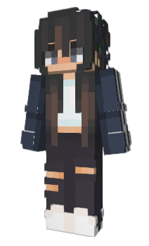 Minecraft скин по нику girl_2005