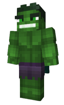 Minecraft skin Hulk
