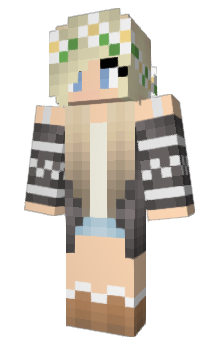 Minecraft skin Purpleandblue