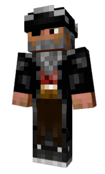 Minecraft skin Piratewithparrot