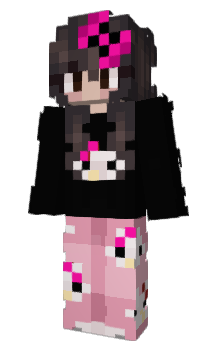 Minecraft skin hellokittyyyyyyy