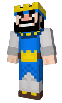 Minecraft скин по нику ClashRoyaleKing
