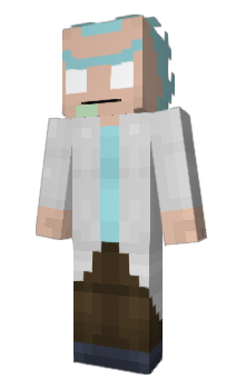 Minecraft skin c137RICK