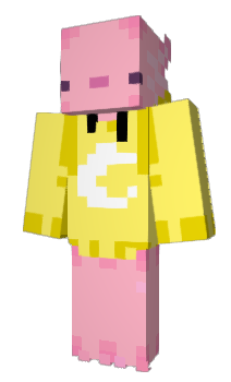 Minecraft скин по нику AxolotlMoon