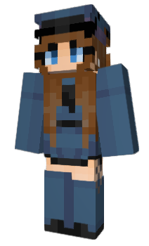 Minecraft skin cowegirl