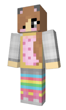 Minecraft скін по ніку Elementsgirl