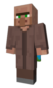 Minecraft скин по нику homelessvillager