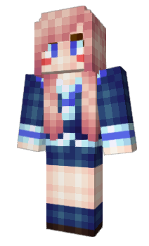 Minecraft скін по ніку girlblock