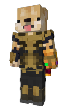 Minecraft skin Caxorro