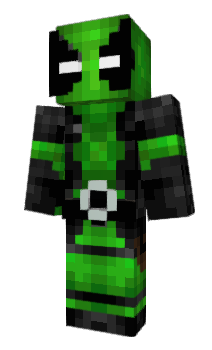 Minecraft skin deadpoolgreen