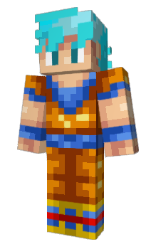 Minecraft скин по нику GokuSSblue