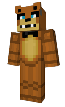 Minecraft скин по нику fnaf_freddie