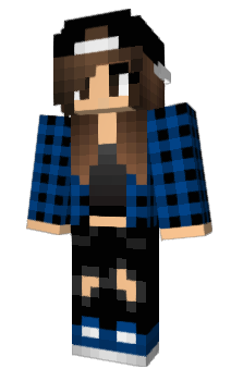 Minecraft skin AwesomeisBlue