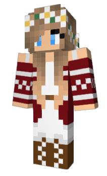 Minecraft skin PowerBlockGirl