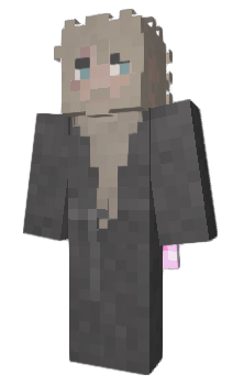 Minecraft skin chernaya