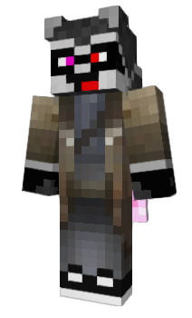 Minecraft skin Guaxinim_