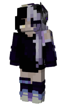 Minecraft скин по нику GothGirlRia