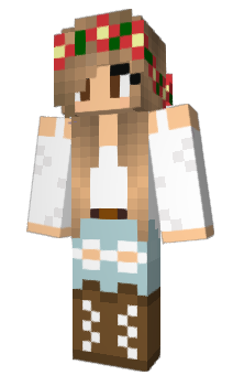Minecraft скин по нику KrystleR