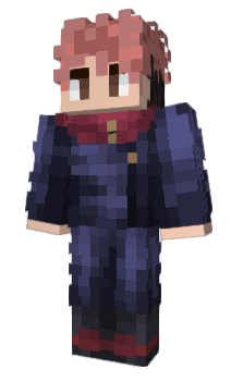 Minecraft skin BlackFlashYuji